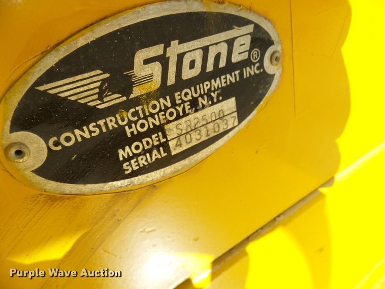 image for item DC2993 Stone SR2500  vibratory double drum roller