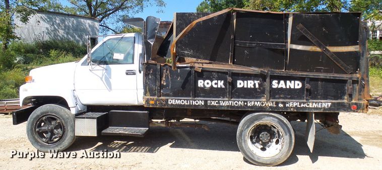 image for item DC2995 1990 GMC C6000  dump truck
