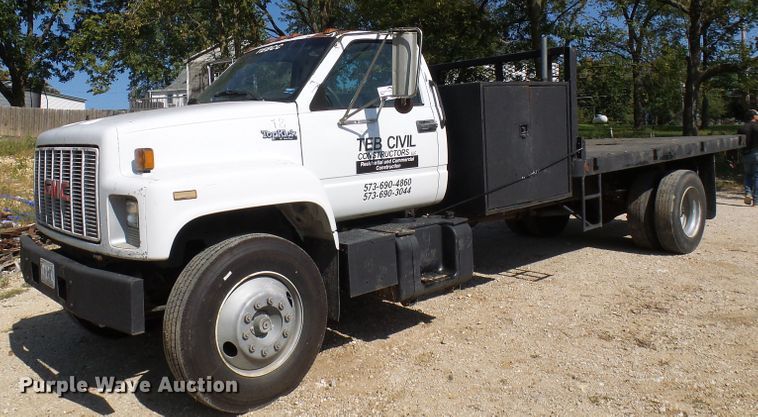 image for item DC2997 1993 GMC TopKick C6500  flatbed truck