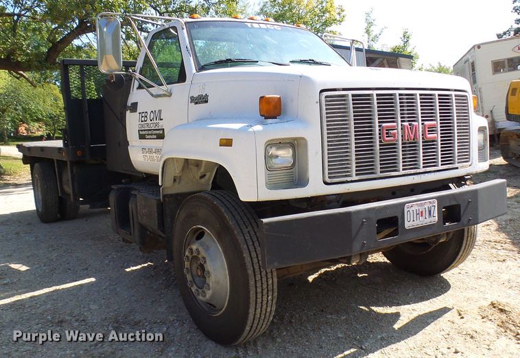image for item DC2997 1993 GMC TopKick C6500  flatbed truck
