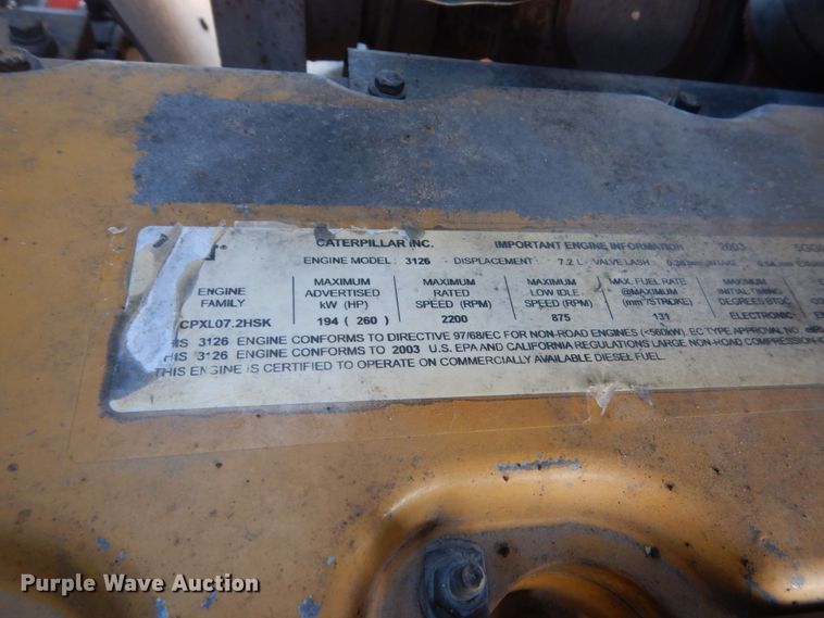 image for item DC8826 2003 Caterpillar 938G  wheel loader