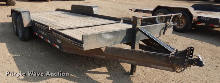 image for item DC8934 2017 DCT EZ Load 14 tilt deck equipment trailer