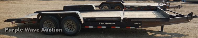image for item DC8934 2017 DCT EZ Load 14 tilt deck equipment trailer
