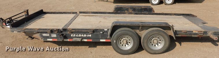 image for item DC8934 2017 DCT EZ Load 14 tilt deck equipment trailer