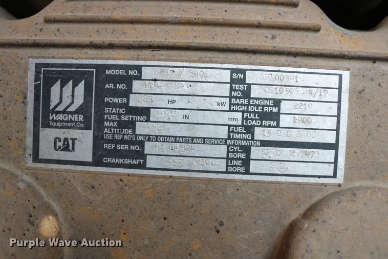 image for item DD5413 1997 Caterpillar 623F  elevating scraper