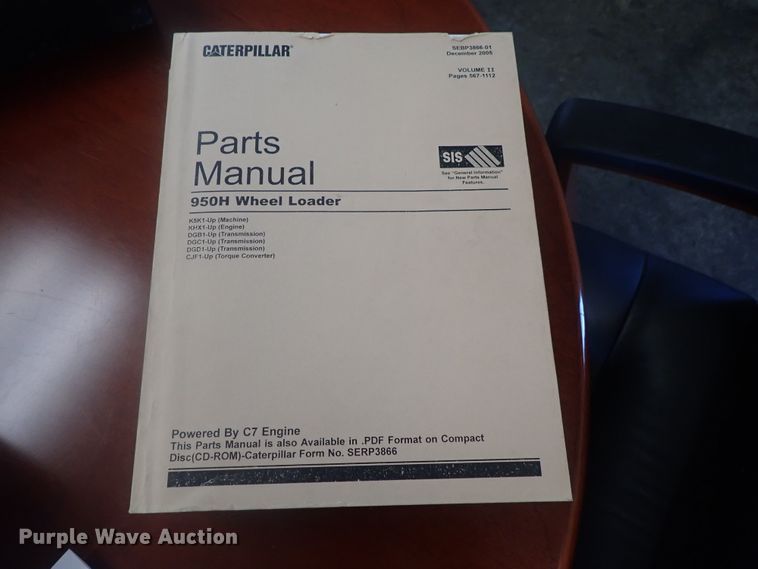 image for item DE0823 2007 Caterpillar 950H  wheel loader