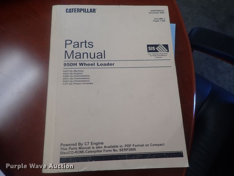 image for item DE0823 2007 Caterpillar 950H  wheel loader