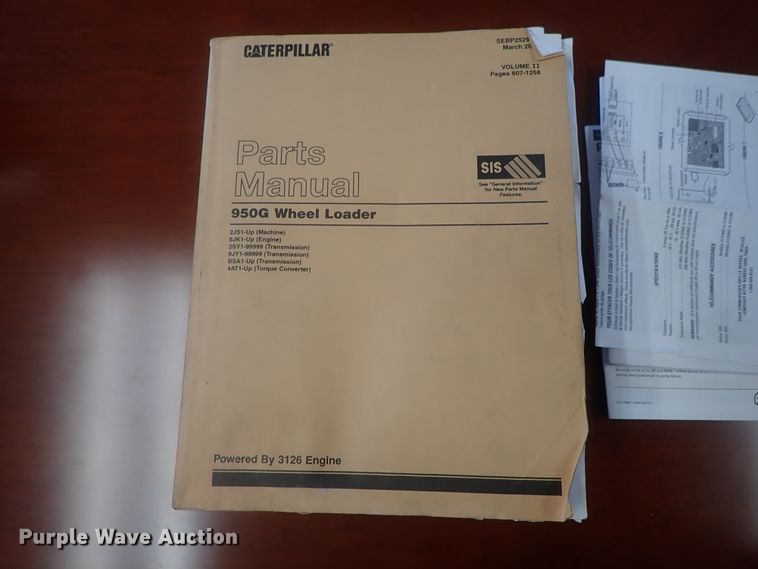 image for item DE0824 2000 Caterpillar 950G  wheel loader