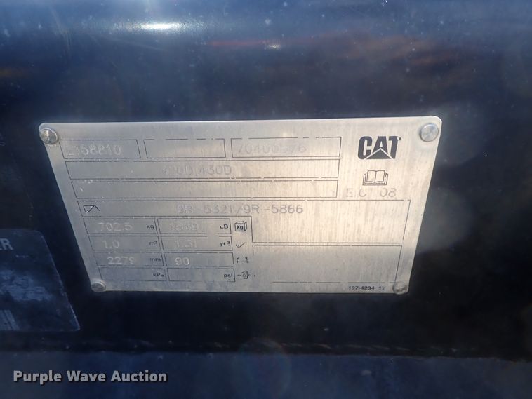 image for item DE0825 2007 Caterpillar 420E IT  backhoe