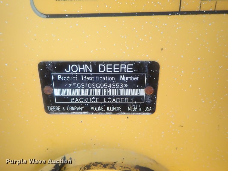 image for item DE0827 2006 John Deere 310SG  backhoe