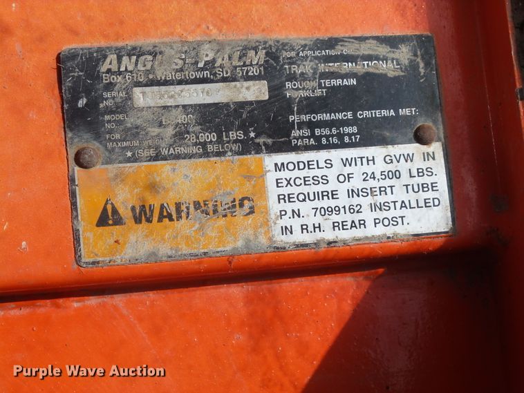 image for item DF0889 SkyTrak 8042  telehandler