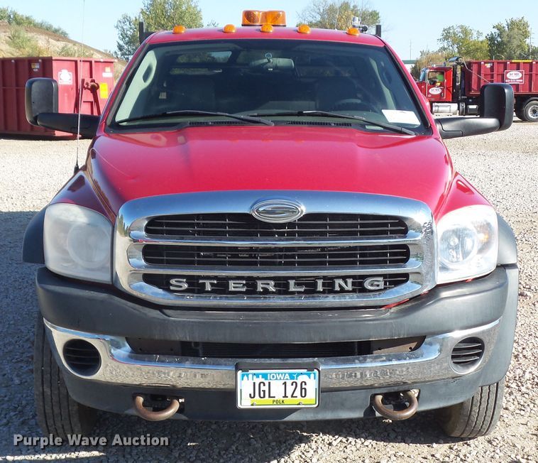 image for item DF0900 2008 Sterling 5500  flatbed truck