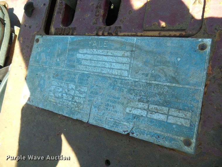 image for item DG2051 Yale KG51AT40UF  forklift