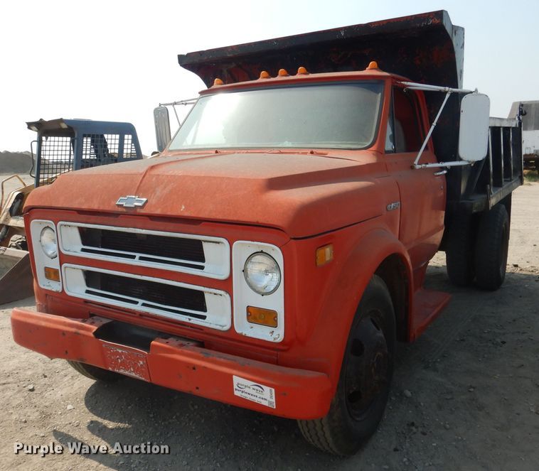image for item DG4595 1972 Chevrolet C50  dump truck