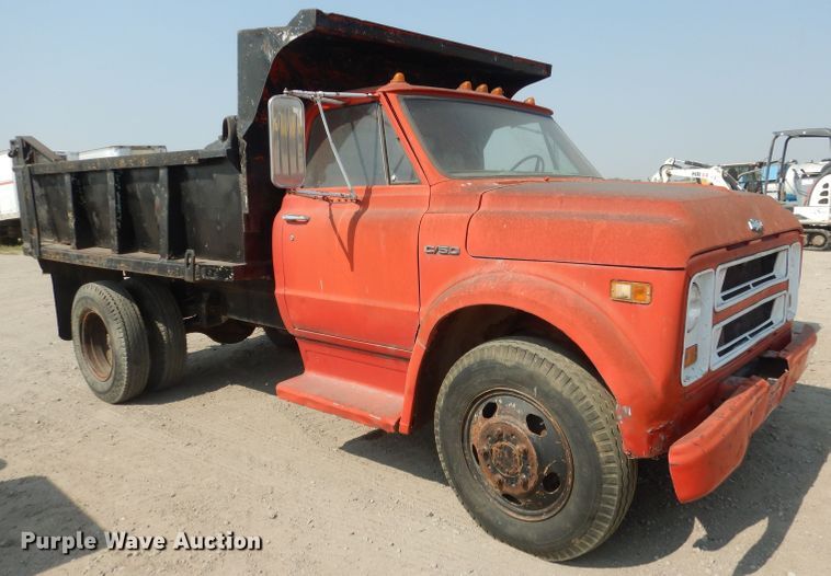 image for item DG4595 1972 Chevrolet C50  dump truck