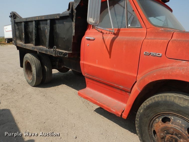 image for item DG4595 1972 Chevrolet C50  dump truck