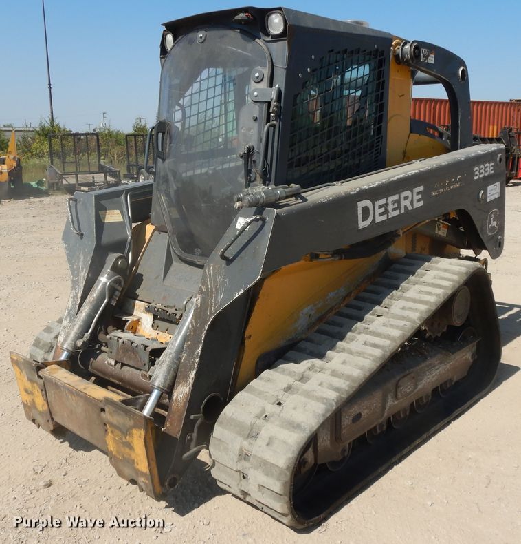 image for item DH0100 2014 John Deere 333E  tracked skid steer loader