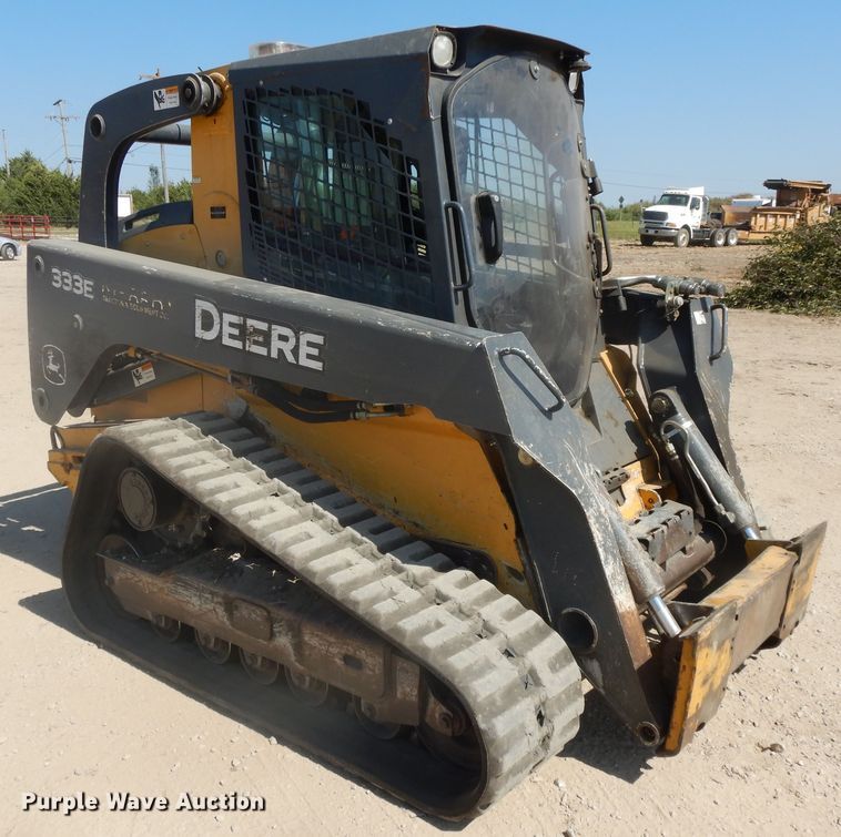 image for item DH0100 2014 John Deere 333E  tracked skid steer loader