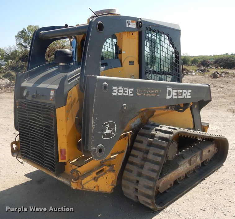 image for item DH0100 2014 John Deere 333E  tracked skid steer loader