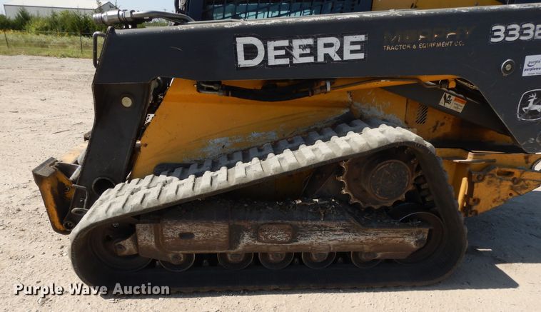 image for item DH0100 2014 John Deere 333E  tracked skid steer loader
