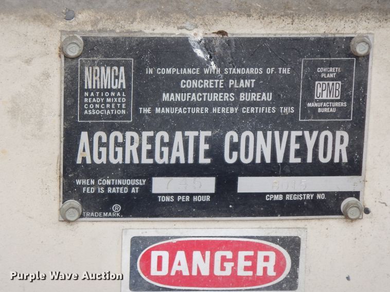 image for item DH6618 1990 Con-e-co 10 All Pro concrete batch plant