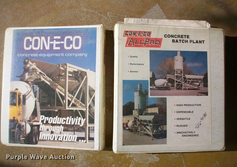 image for item DH6618 1990 Con-e-co 10 All Pro concrete batch plant