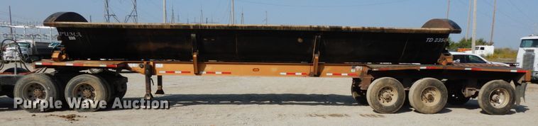 image for item DH6650 2017 Puma side dump trailer