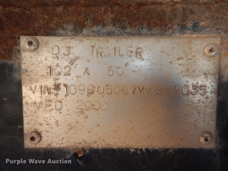 image for item DI0449 2000 DJ equipment trailer