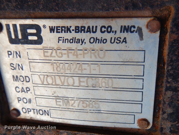 image for item DI0452 2008 Volvo EC360C L  excavator