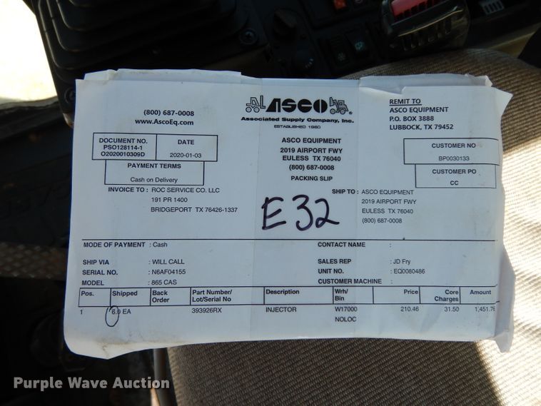 image for item DJ6565 2006 Case 865  motor grader