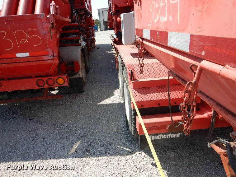 image for item DJ8779 2004 Kaylin Hebert LS-2-35T frac blender trailer