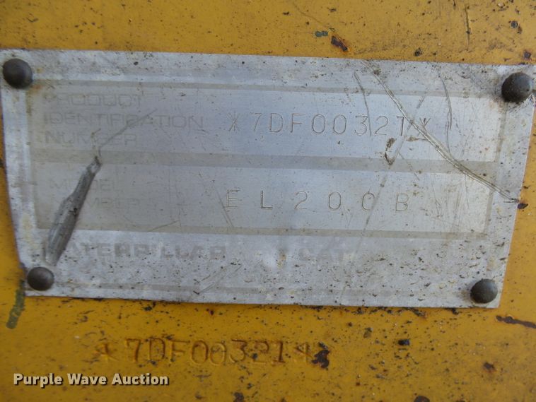 image for item DX9239 1989 Caterpillar EL200B  excavator