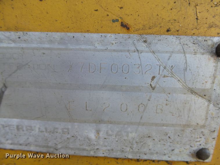 image for item DX9239 1989 Caterpillar EL200B  excavator