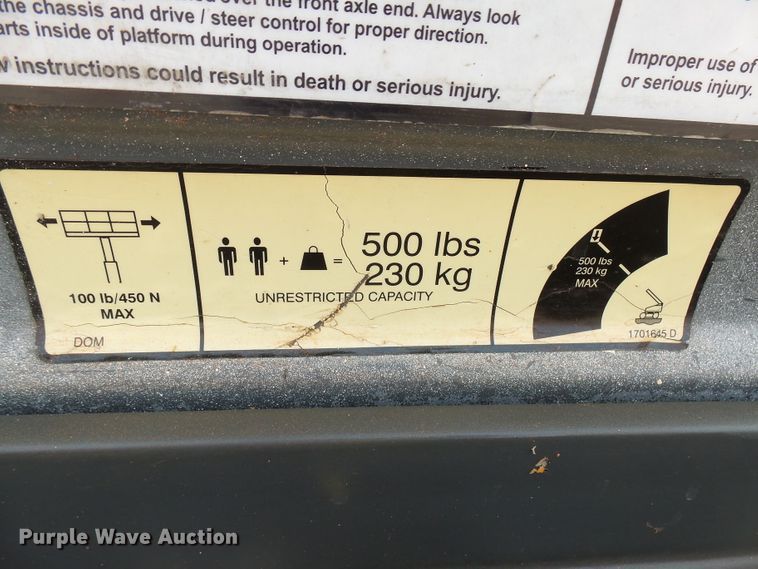 image for item DX9242 2000 JLG 450AJ  boom lift