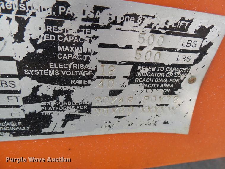 image for item DX9242 2000 JLG 450AJ  boom lift