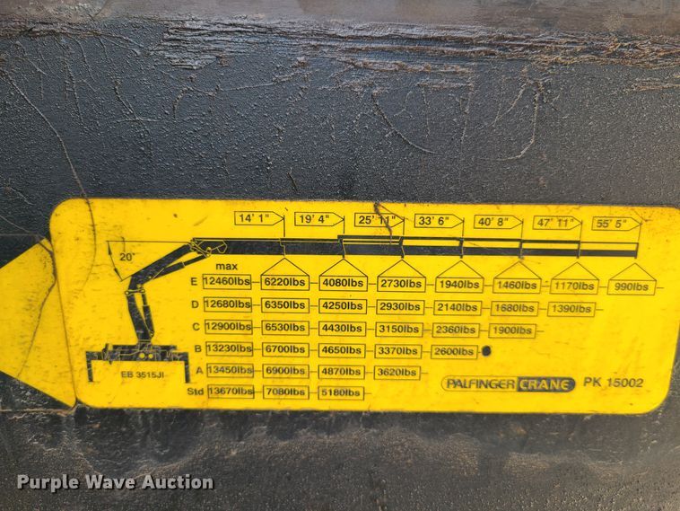 image for item DY9921 Palfinger PK15002 crane