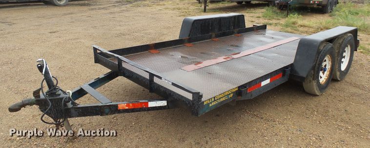 image for item EF9655 1991 Dakota Custom Trailers 8X14 utility trailer