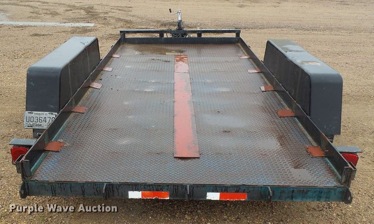 image for item EF9655 1991 Dakota Custom Trailers 8X14 utility trailer