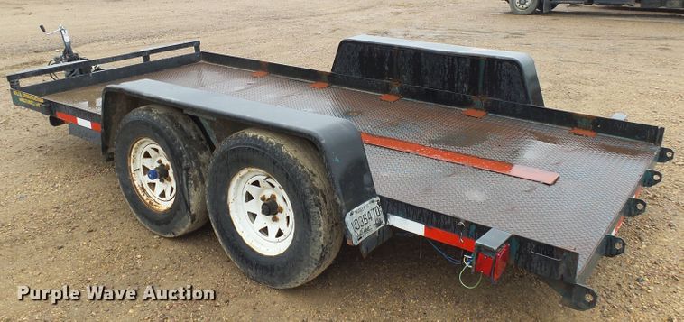 image for item EF9655 1991 Dakota Custom Trailers 8X14 utility trailer
