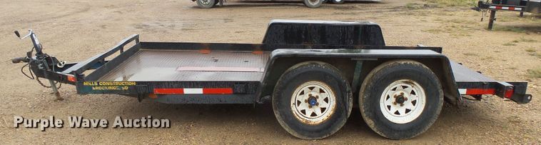 image for item EF9655 1991 Dakota Custom Trailers 8X14 utility trailer