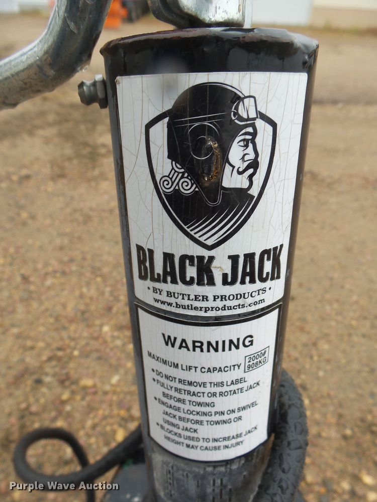 image for item EF9655 1991 Dakota Custom Trailers 8X14 utility trailer