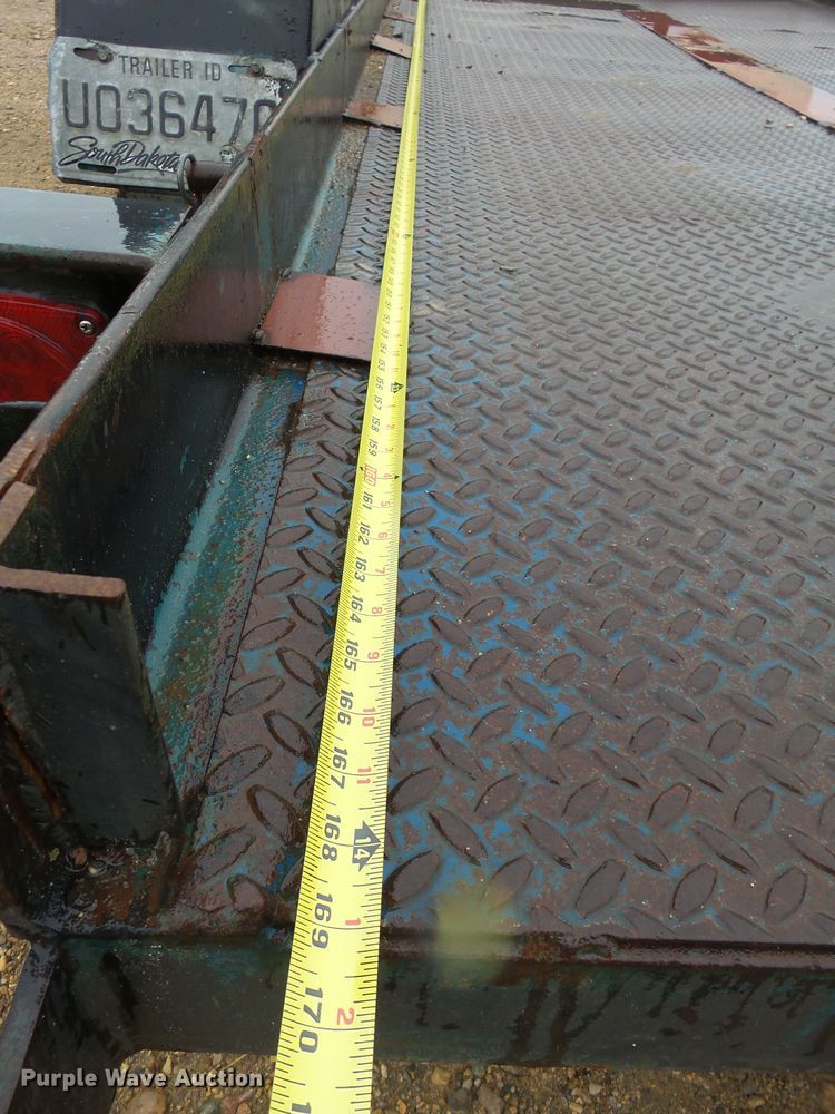 image for item EF9655 1991 Dakota Custom Trailers 8X14 utility trailer