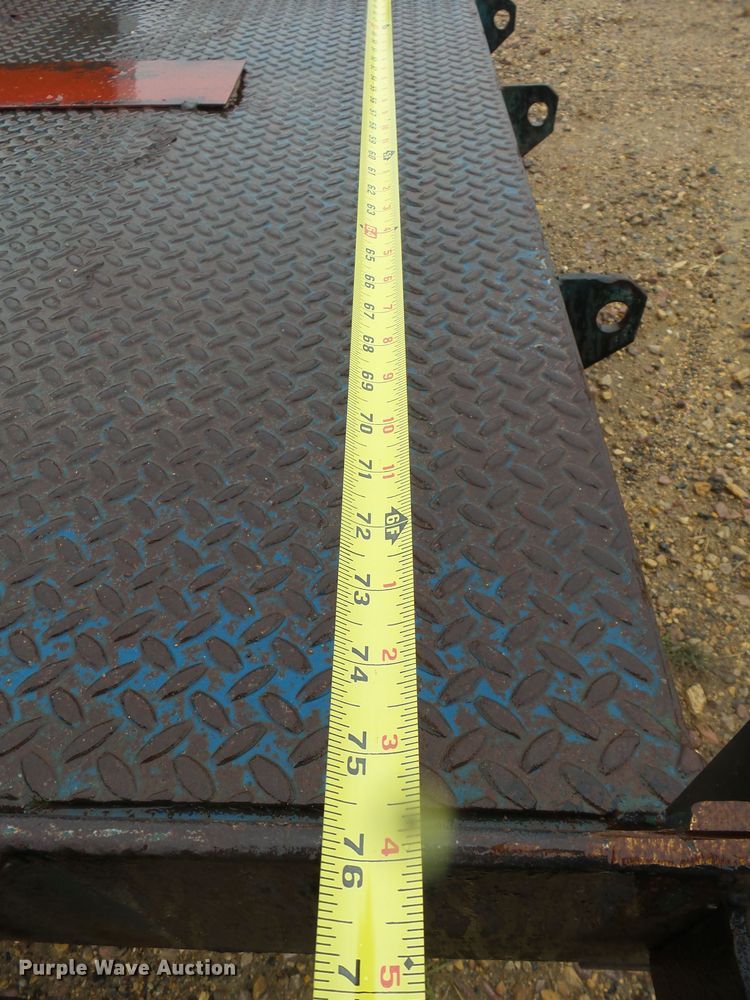 image for item EF9655 1991 Dakota Custom Trailers 8X14 utility trailer