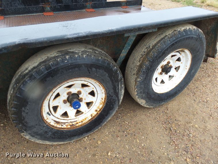 image for item EF9655 1991 Dakota Custom Trailers 8X14 utility trailer