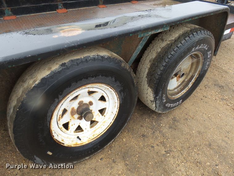 image for item EF9655 1991 Dakota Custom Trailers 8X14 utility trailer