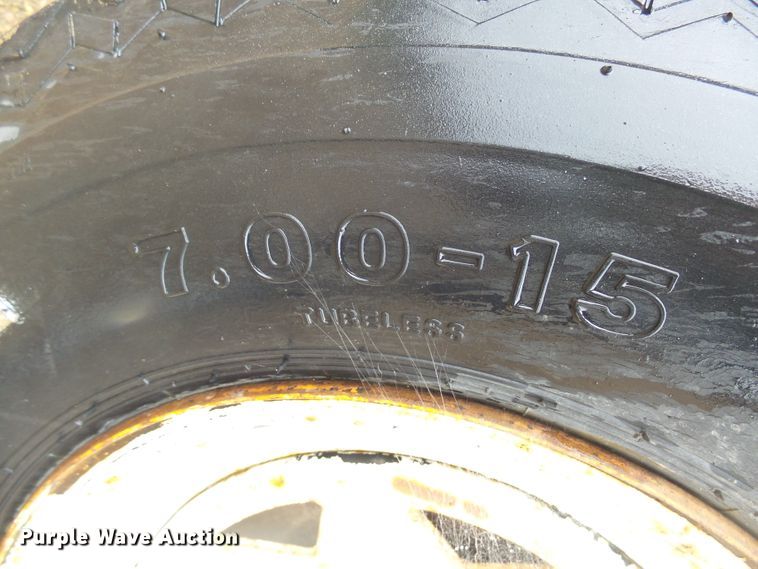 image for item EF9655 1991 Dakota Custom Trailers 8X14 utility trailer