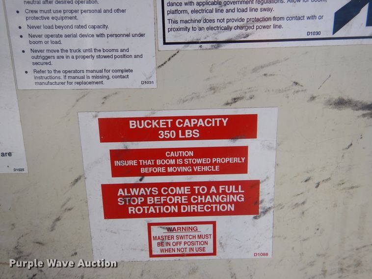 image for item GM9196 2012 Ford F550  bucket truck