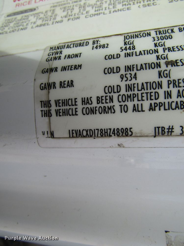 image for item GQ9167 2008 Freightliner M2 106  flatbed truck