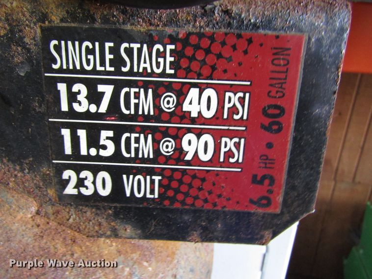 image for item GQ9185 Powermate SL506016  air compressor