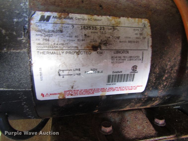 image for item GQ9185 Powermate SL506016  air compressor